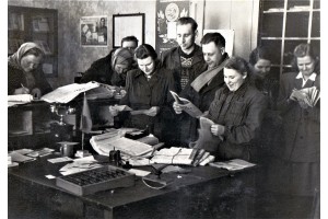 Juuru sidejaoskonna töötajad 1951