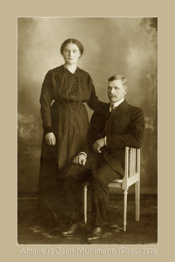 Amalie ja Jaan Mühlmann (Paas)