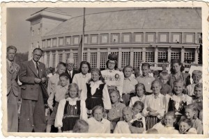 Juuru kooli koor üldlaulupeol 1947.a aastal.